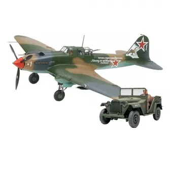 Avioni i helikopteri - 1:48 IL-2 Shturmovik & GAZ-67B Vehicle