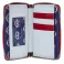 Marvel Falcon Captain America Cosplay Zip Around Wallet