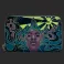 Jimi Hendrix Psychodelic Landscape Zip Around Wallet