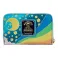 Jimi Hendrix Psychodelic Landscape Zip Around Wallet