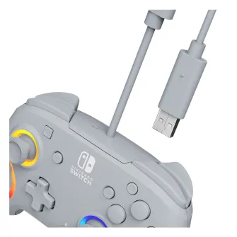 Gejmpedi - Nintendo Switch Afterglow Wave Wired Controller Grey