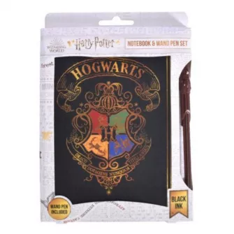 Notesi i olovke - Harry Potter - Notebook & Pen Set - Colourful Crest