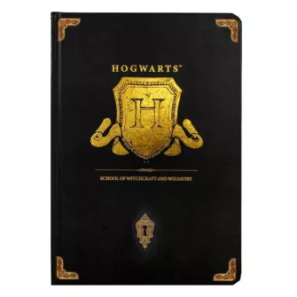 Notesi i olovke - Harry Potter A5 Chunky Notebook Hogwarts Shield (Fsc)