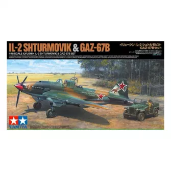 Avioni i helikopteri - 1:48 IL-2 Shturmovik & GAZ-67B Vehicle