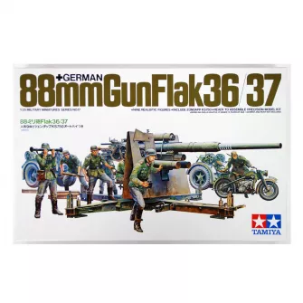 Plastične makete - 1:35 German Flak Gun 88mm w/ Motorcycle