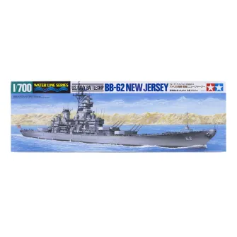 Brodovi i podmornice - 1:700 US Battleship BB-62 New Jersey Water Line Series