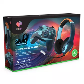Gejmpedi - XBX Rematch Wired Controller + Airlite Wired Headset Bundle - Blue Tide