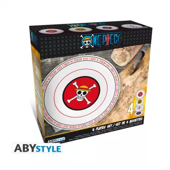 Merchandise razno - One Piece - Emblems Set Of 4 Plates
