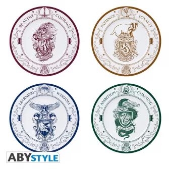 Merchandise razno - Harry Potter - Hogwarts Houses Set Of 4 Plates