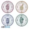 Harry Potter - Hogwarts Houses Set Of 4 Plates