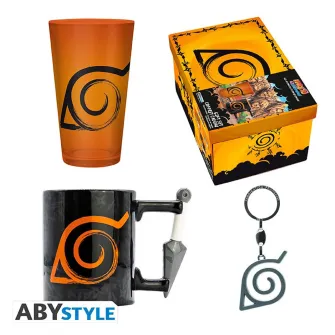 Merchandise razno - Naruto Shippuden - Premium Pack Large Glass + 3D Keychain + 3D Mug