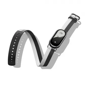 Narukvice za pametne satove - Mi Smart Band 8 Double wrap strap black and white