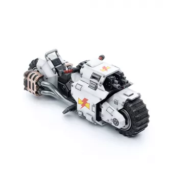 Akcione figure - Warhammer 40k Vehicle 1/18 White Scars Raider-pattern Combat Bike (22 cm)