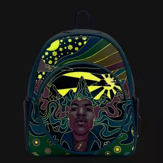 Rančevi - Jimi Hendrix Psychodelic Landscape Zip Mini Backpack