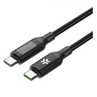 USB kablovi - Kabl USBC na USB-C 100W sa LED displejem POWER DELIVERY