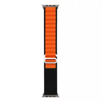 Narukvice za pametne satove - Smart Watch Alpine Loop Strap 44/45/49mm Black With Orange