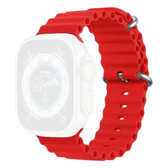 Narukvice za pametne satove - Smart Watch Ocean Strap 44/45/49mm Red