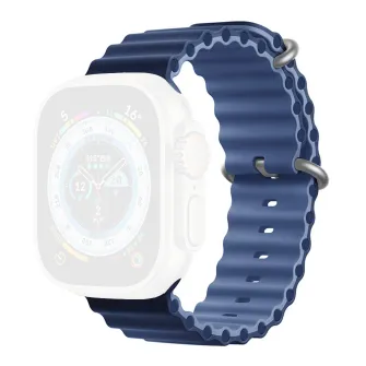 Narukvice za pametne satove - Smart Watch Ocean Strap 44/45/49mm Light Blue/Deep Navy