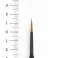 Round Synthetic Brush, Triangular Handle No. 3