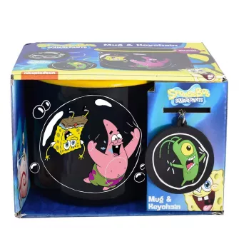 Šolje i čaše - Sponge Bob - Mug & Keyring Set - Bubbles
