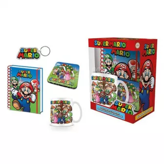 Merchandise razno - Super Mario - Bumper Gift Set (Mug, Coaster, Keychain, Notebook)