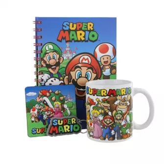 Merchandise razno - Super Mario - Bumper Gift Set (Mug, Coaster, Keychain, Notebook)