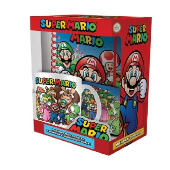 Merchandise razno - Super Mario - Bumper Gift Set (Mug, Coaster, Keychain, Notebook)