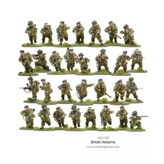 Plastične makete - British Airborne WWII Allied Paratroopers (plastic)