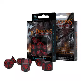 Merchandise razno - Dragons Dice Set: Onyx