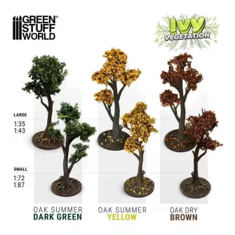 Warhammer pribor i oprema - Ivy sheets - Oak Dry 1:72/1:87 Brown