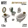 Resin Toilet and WC scale1/48