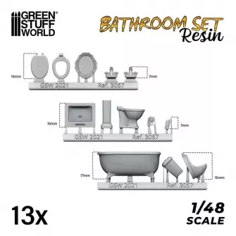 Warhammer pribor i oprema - Resin Toilet and WC scale1/48