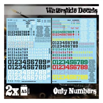Warhammer pribor i oprema - Decal sheets - Only Numbers