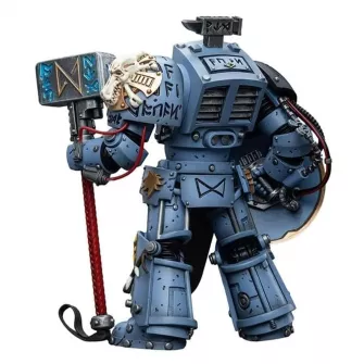 Akcione figure - Warhammer 40k Action Figure 1/18 Space Wolves Arjac Rockfist