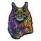 Rainbow Wild Cat Wooden Puzzle M (140 Pieces)