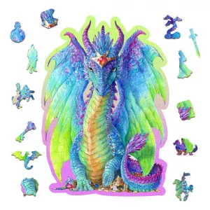 Magnificent Dragon Wooden Puzzle M (150 Pieces)