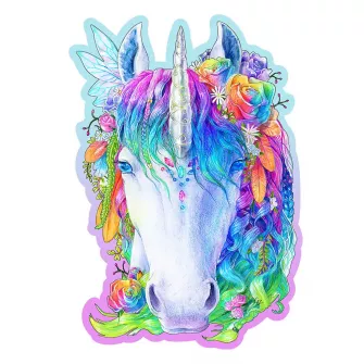 Društvene igre - Stylish Unicorn Wooden Puzzle M (150 Pieces)