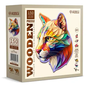 Društvene igre - Gaudy Cougar Wooden Puzzle M (150 Pieces)