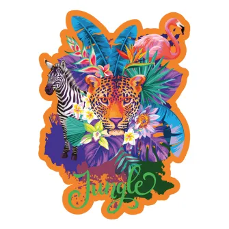 Društvene igre - Jungle Wooden Puzzle M (155 Pieces)