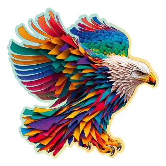 Društvene igre - Bright Eagle Wooden Puzzle L (250 Pieces)