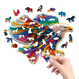 Društvene igre - Bright Eagle Wooden Puzzle L (250 Pieces)