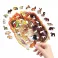Stylish Bear Wooden Puzzle L (250 Pieces)