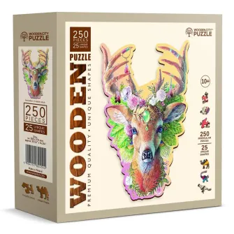 Društvene igre - Modish Deer Wooden Puzzle L (250 Pieces)