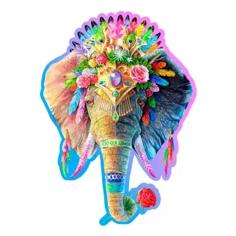 Društvene igre - Elegant Elephant Wooden Puzzle L (250 Pieces)