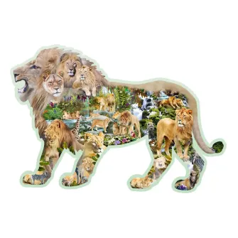 Društvene igre - Lion Roar Wooden Puzzle L (250 Pieces)