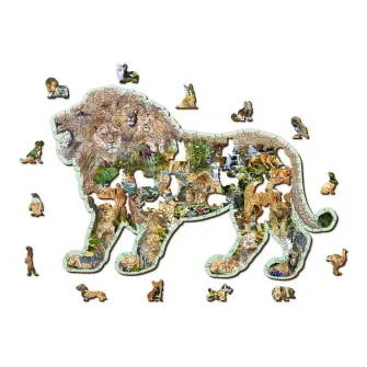 Društvene igre - Lion Roar Wooden Puzzle L (250 Pieces)