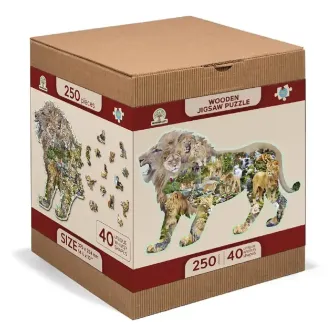 Društvene igre - Lion Roar Wooden Puzzle L (250 Pieces)