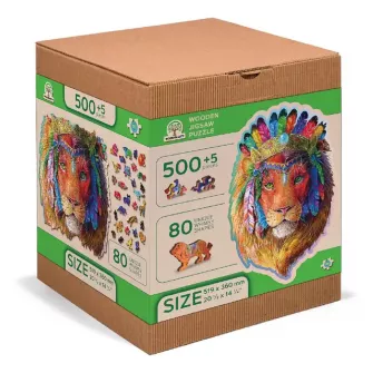 Društvene igre - Mystic Lion Wooden Puzzle XL (505 Pieces)