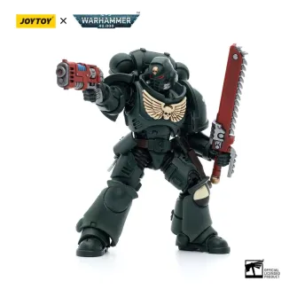 Akcione figure - Warhammer 40k Action Figure 1/18 Dark Angels Intercessors Sergeant Caslan