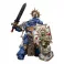Warhammer 40k Action Figure 1/18 Ultramarines Primaris Captain with Relic Shield and Power Sword